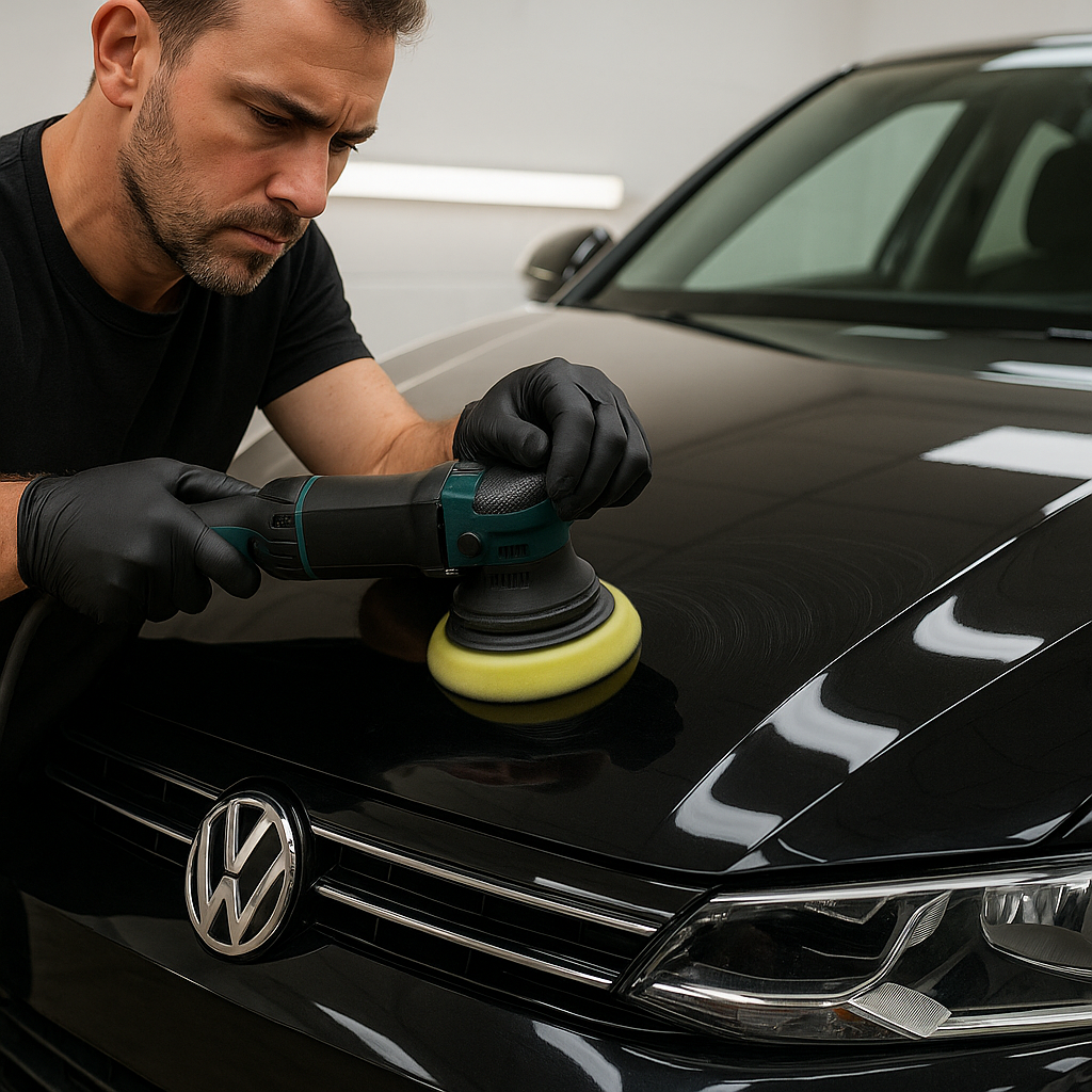 professional car detailer